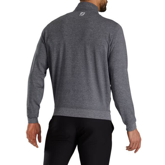 FootJoy Half Zip Pullover Mid Layer Heather Gray Golf Big & Tall Men's Size XXL - Picture 3 of 8